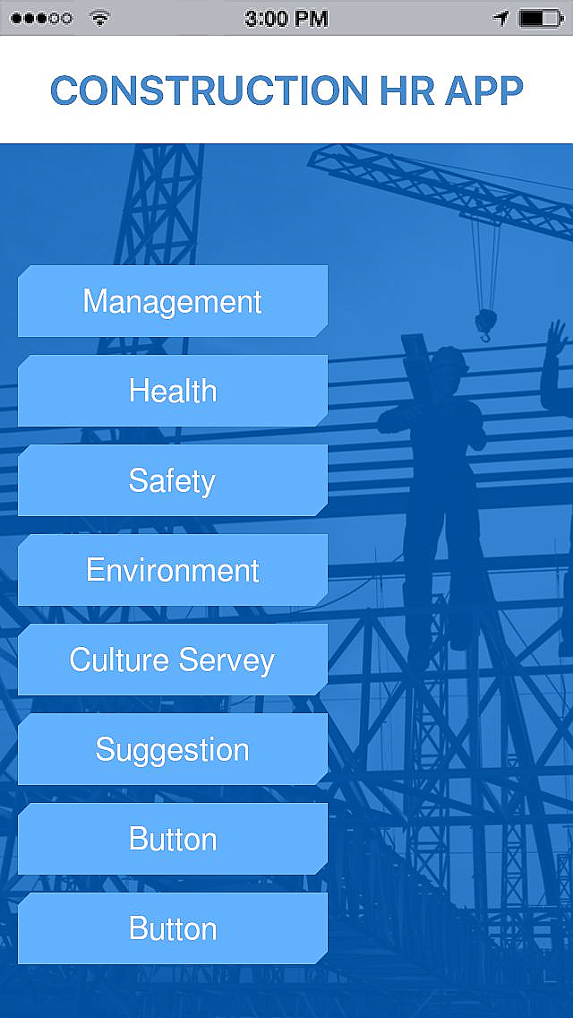 Construction HR APP App Templates