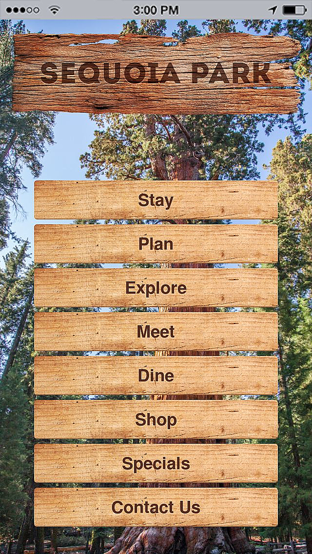 Sequoia Park App Templates