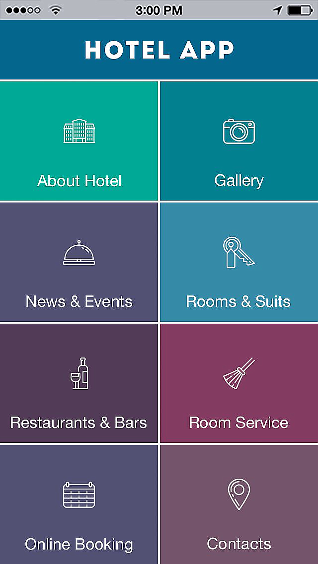 Hotel App 3 App Templates